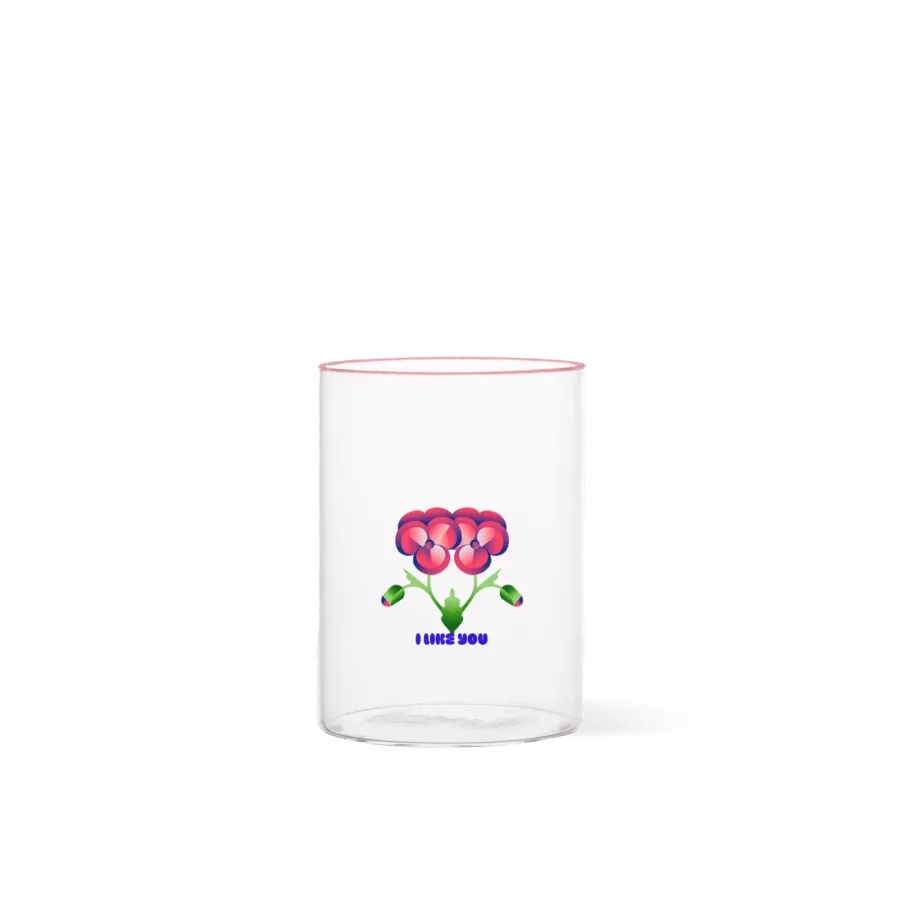 THE GIFT LABEL - Drinking glass, I Like You