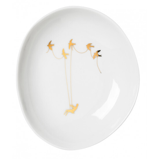 Räder, Schalenset Wonderland, wit met goud